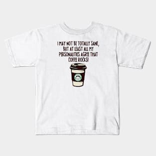 COFFEE PERSONALITY Kids T-Shirt